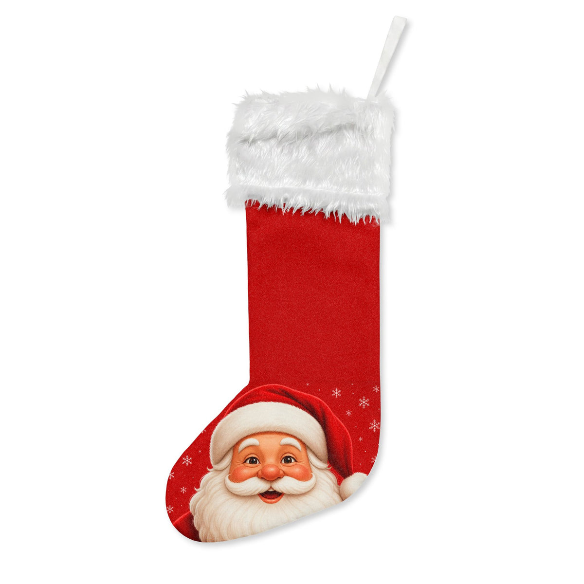 Personalised Santa Christmas Stocking - Classic Red