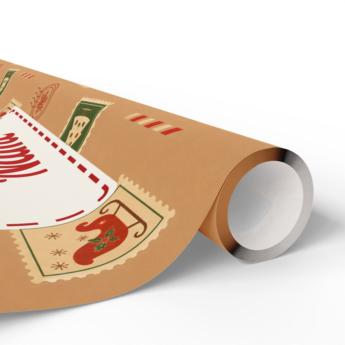 Personalised 'Special Delivery' Christmas Wrapping Paper - North Pole Kraft