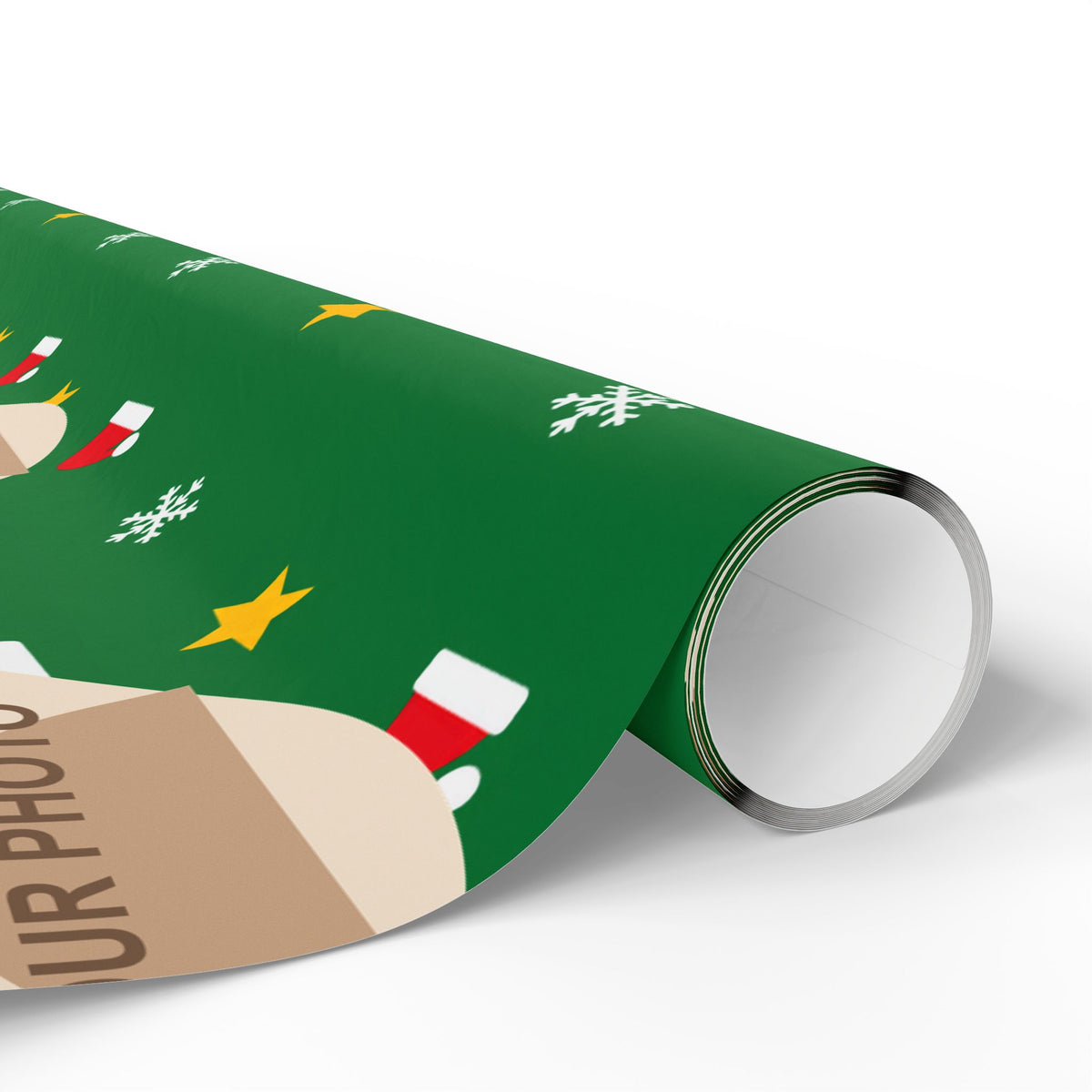 Personalised Face Photo Christmas Wrapping Paper